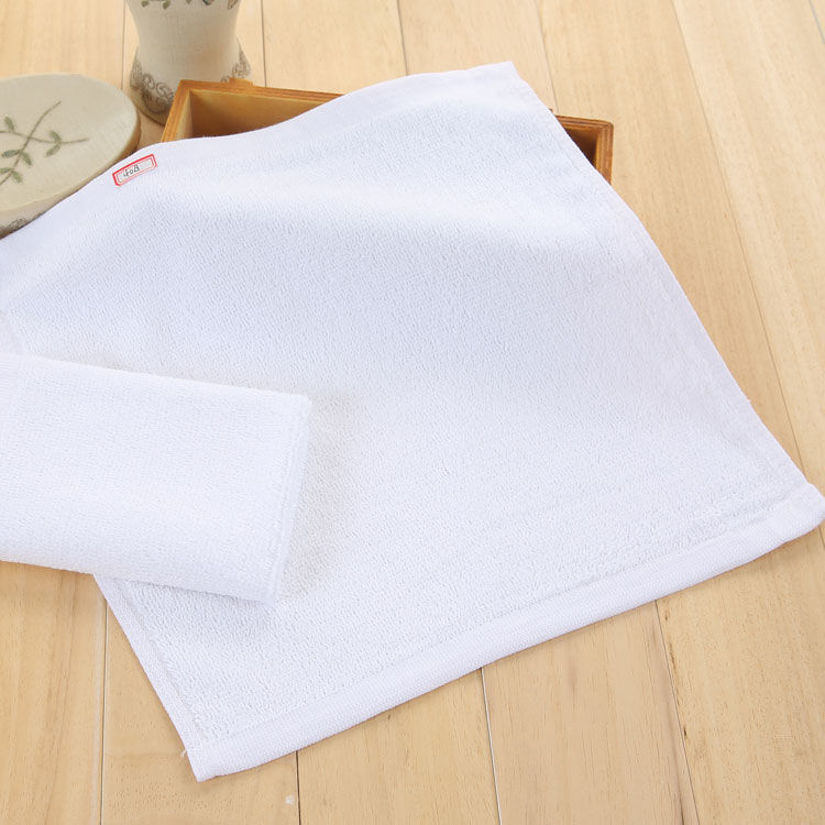 oimg棉小白方巾洗脸擦手巾幼儿园ktv宾馆酒店纯白四方巾抹布批发 精品