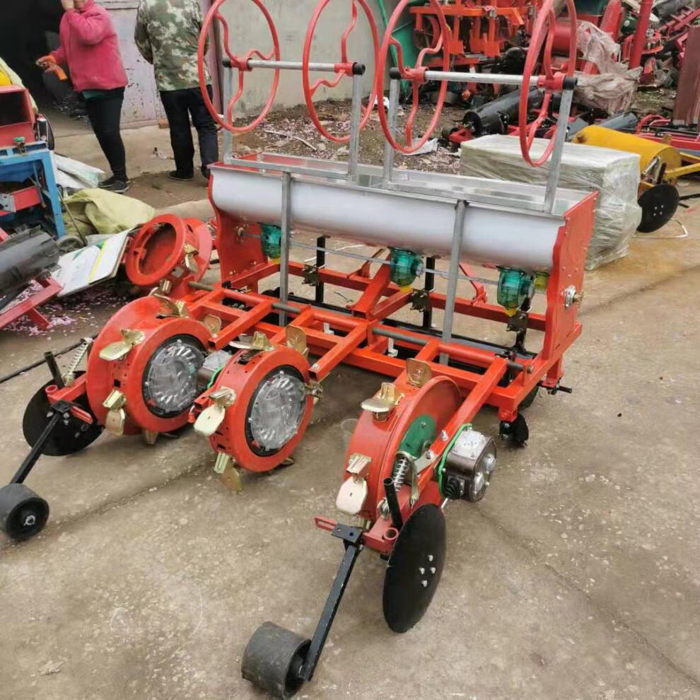 玉米谷物精播机施肥播种铺膜一体机苞米大豆花生多用播种机点播机2行