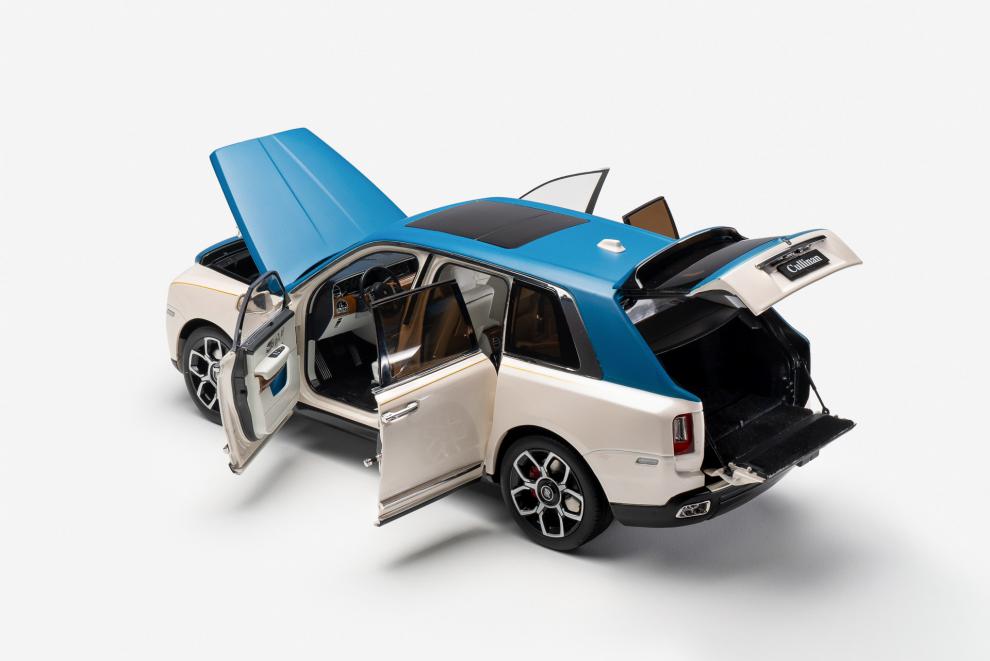 跑车车载摆件铝合金仿真原厂劳斯莱斯库里南bb版仿真合金金属汽车模型