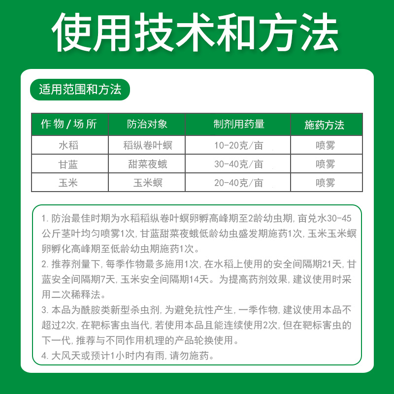 双工9080四氯虫酰胺水稻甘蓝玉米斜纹夜蛾甜菜夜蛾青虫杀虫剂农药1000