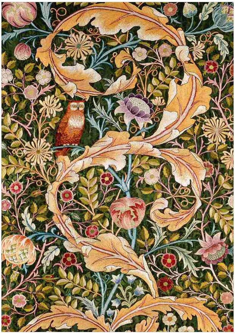 《【预订】威廉·莫里斯william morris:100 postcards 花纹设计收藏