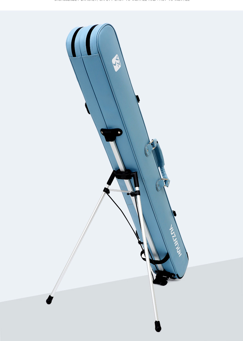 2022新款森林狐新款硬壳鱼竿包台钓竿包防水耐磨大容量钓鱼钓伞便携鱼