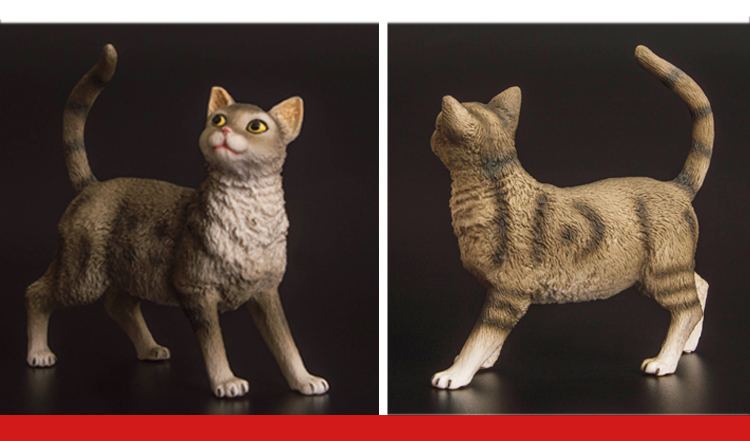 儿童仿真动物模型塑胶实心猫模型玩具小猫咪男女孩礼物摆件宠物猫波斯