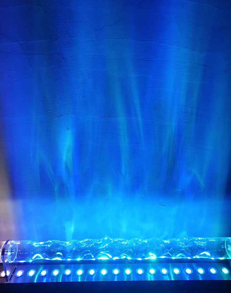 动态水波纹壁灯3d动态火焰洗墙灯ktv氛围灯水纹灯led壁灯投影背景墙
