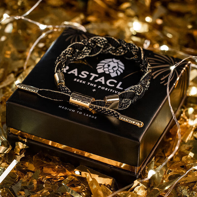 小狮子限定系列2021新年男女情侣手链新年礼物 2021男款 吊牌盒子