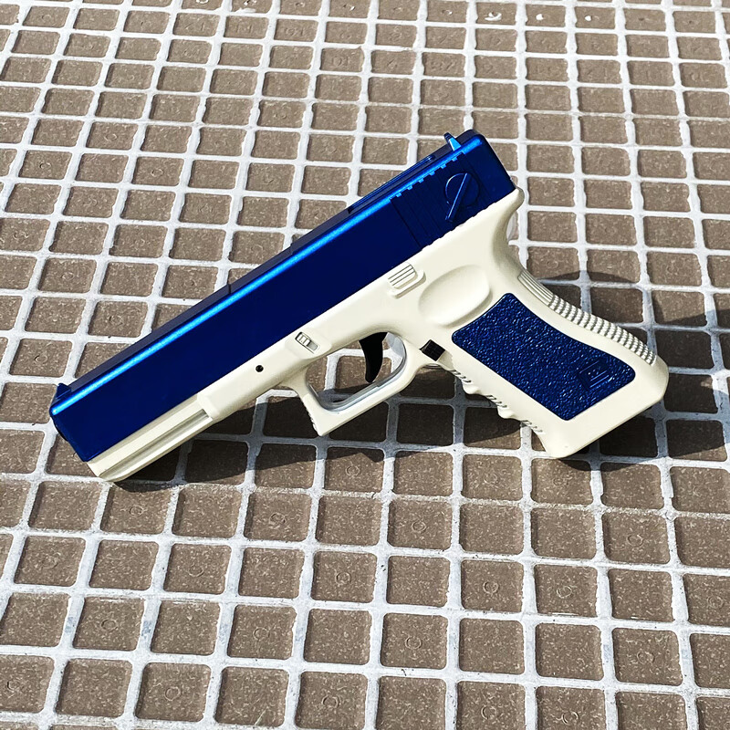 吉米兔格洛克g18s可发射下供儿童玩具手炝skd伯莱塔90two抛壳软弹枪