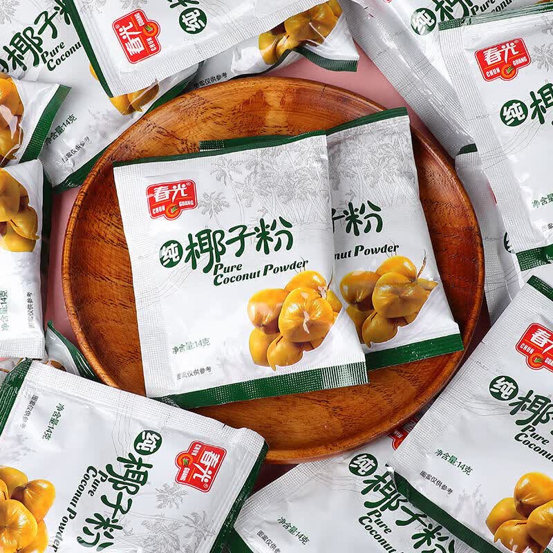 春光纯椰子粉 春光纯椰子粉海南特产椰香浓郁实惠装独立包装速溶冲饮