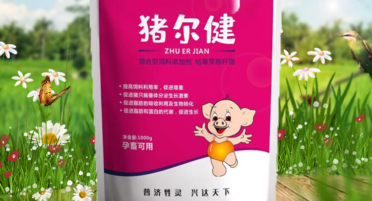 精选推荐】猪尔健饲料添加剂快速催肥剂小猪仔育肥增重生长素曙光华牧