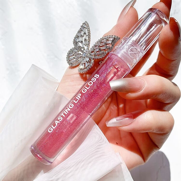 maxfine玻璃镜面水光唇釉透明水膜唇彩新手嘟嘟唇滋润平价唇蜜01清新