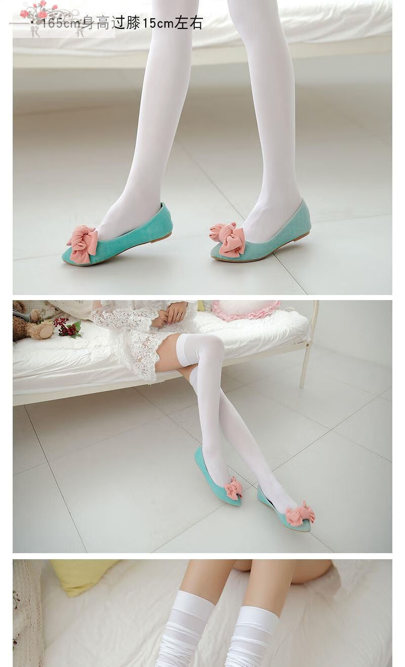 暴击袜过膝袜萝莉装jk丝袜少女学生学院风长筒袜白色丝袜日系薄款乾裳