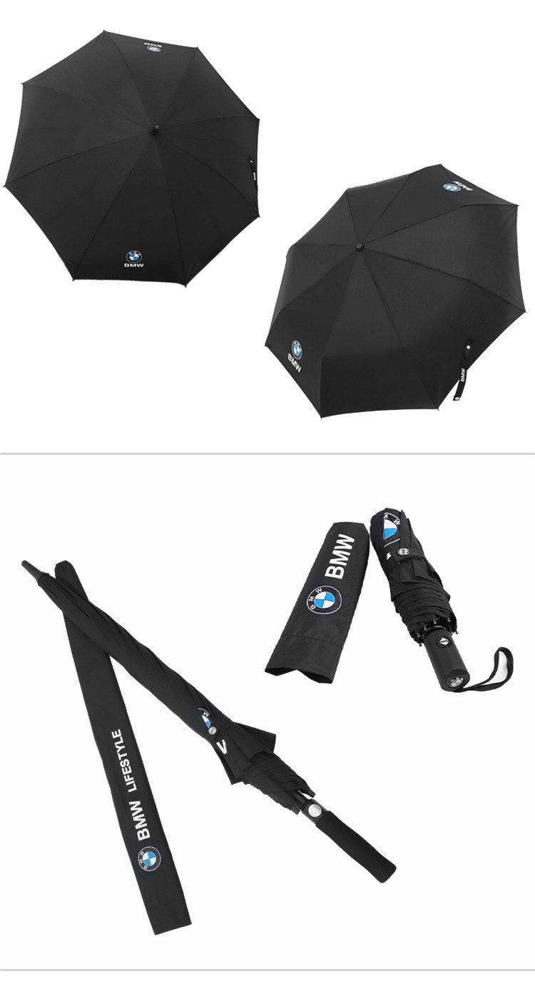 宝马同款雨伞折叠bmw宝马雨伞原厂装全自动超大长柄折叠4s店汽车载