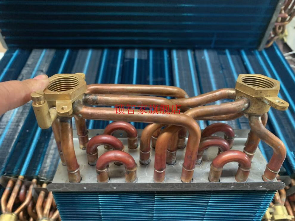 天然气水暖空调家用壁挂吹风式暖气片水温散热器冷暖两用天然气风机盘