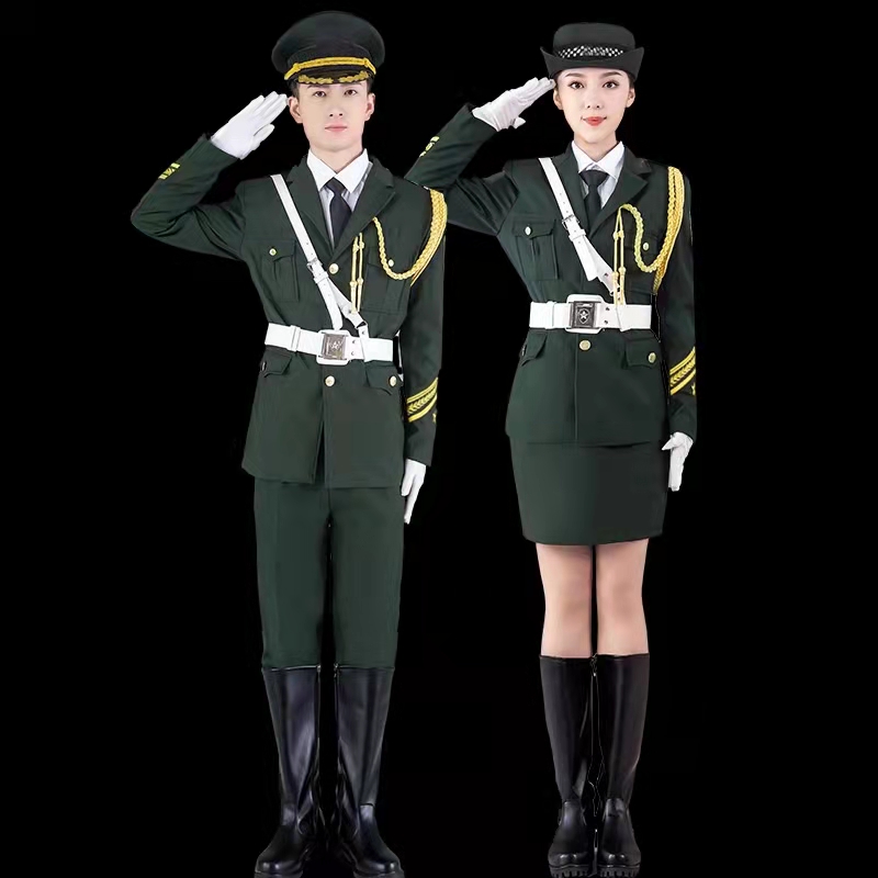 国旗护卫队服装大学高校升旗手服装升旗仪式升礼服班护升旗手大合唱