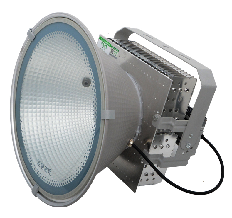 自动旋转遥控探照灯氙气 led塔吊灯建筑工地照明1防水远射2w户外探照