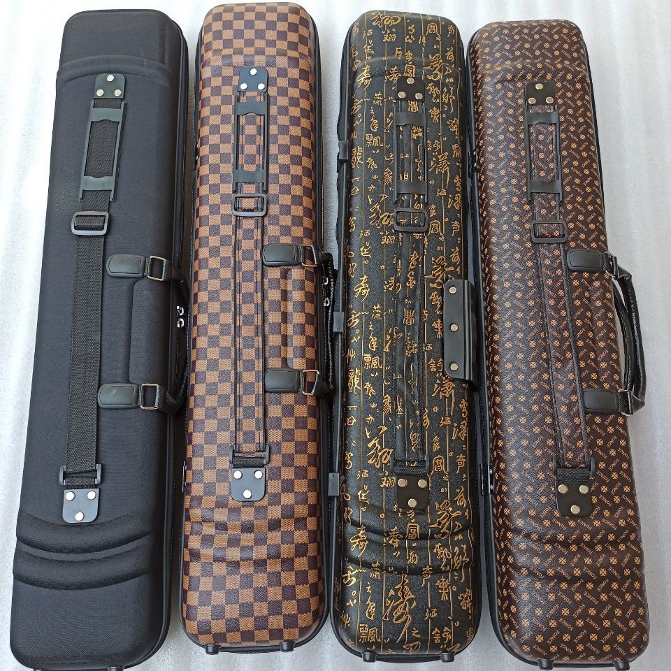 乐器盒二胡琴盒二胡专用盒压壳二胡盒标准二胡通用琴盒配松香仿皮方格