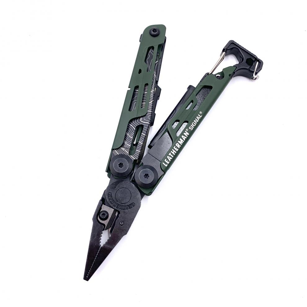 美国莱泽曼新款户外多功能折叠钳组合工具烽火黑白色配尼龙套预售9