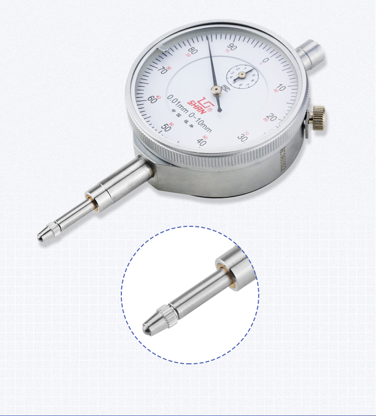 010mm小表盘百分表数显高精度千分指示表头高度规桂量百分表0100