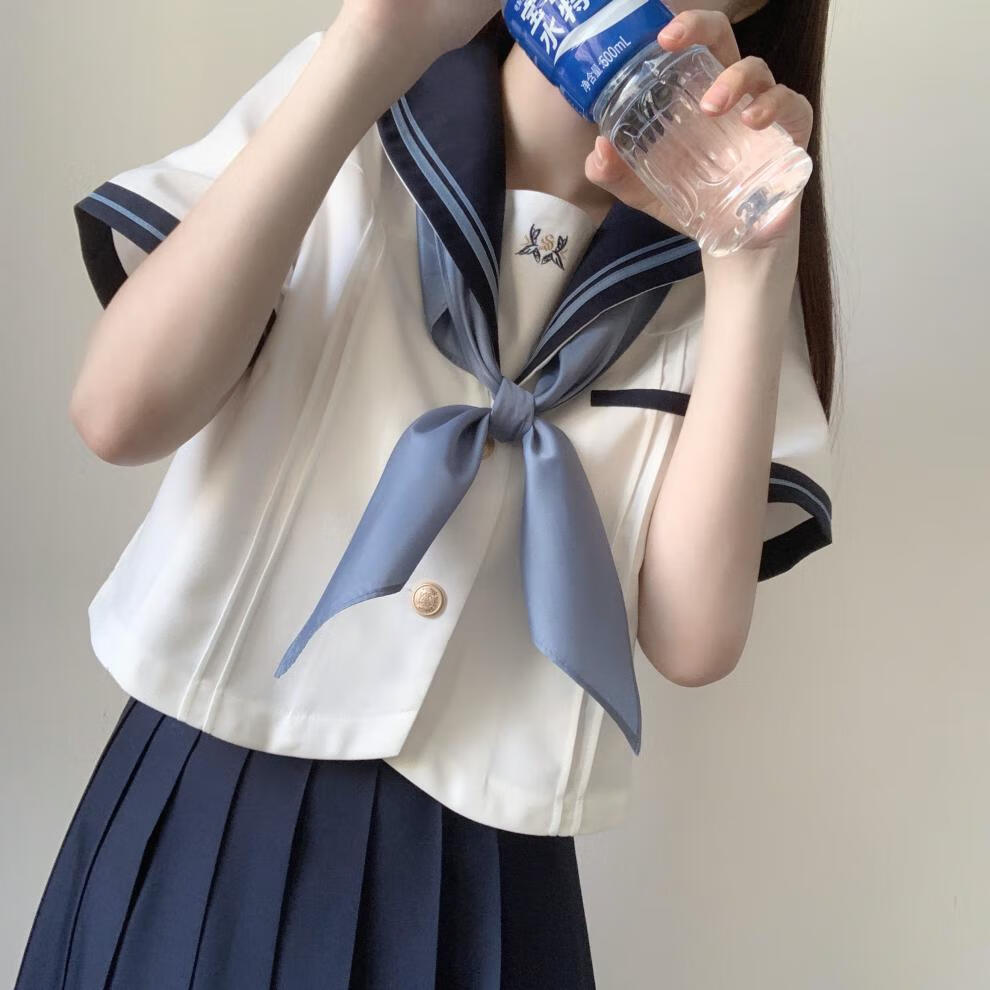犀狂【圣迭女子】暴躁jk社原创基础款百褶裙短裙jk制服正统水手服套装