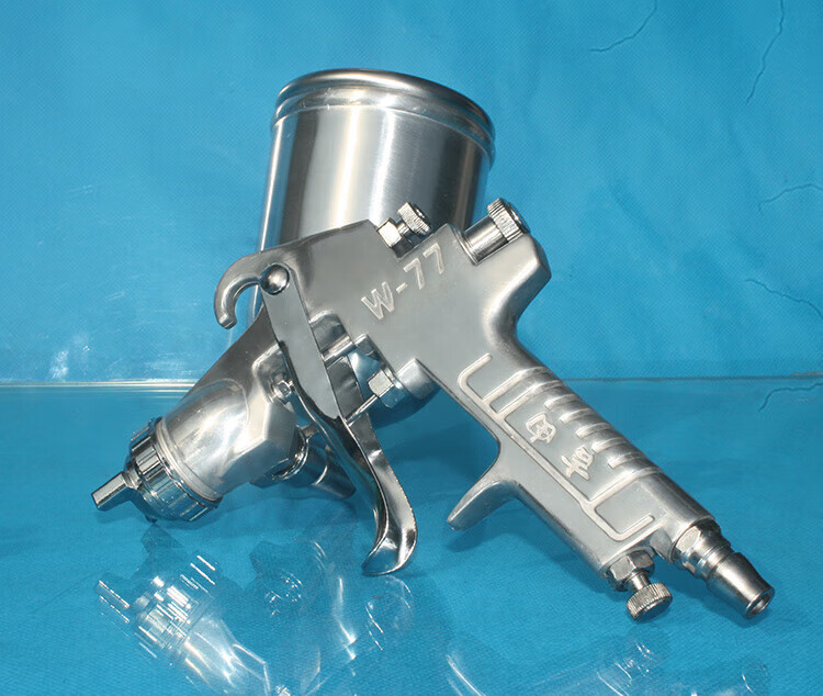 抢吉由w-71/w77气动喷漆枪喷枪汽车涂料钢构专用的气泵喷壶油漆喷枪 w