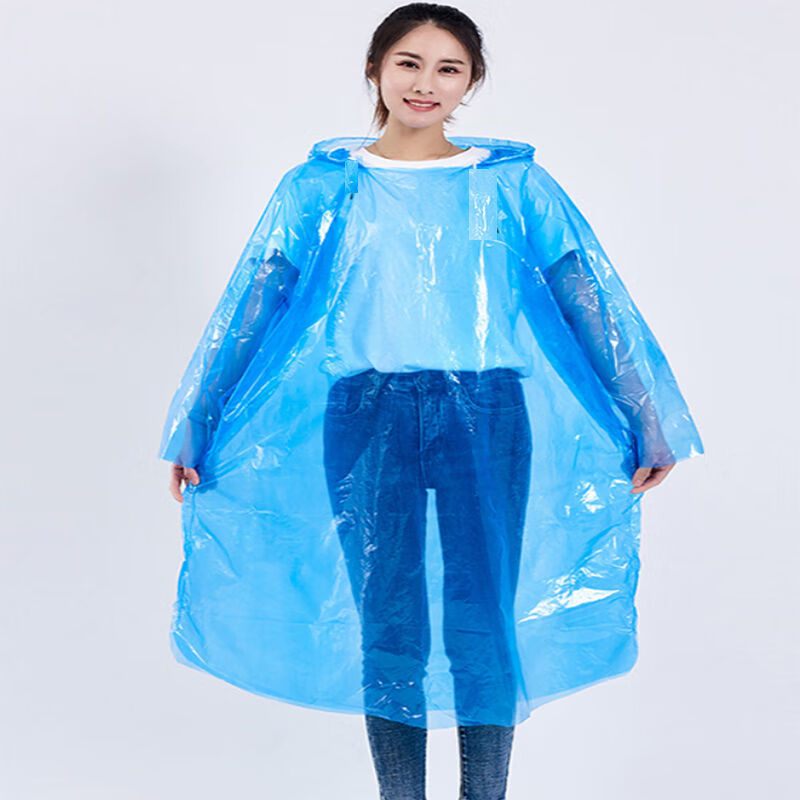 批发一次性雨衣旅游通用便携式防水加厚雨服户外连体防护雨披外套加厚