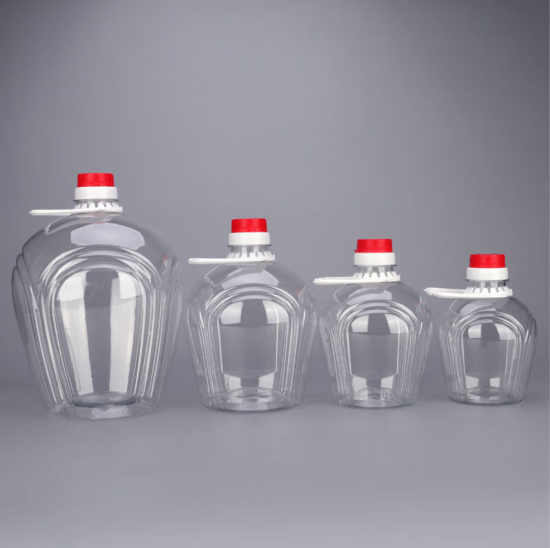 5l25l15l1l爱心瓶食品塑料油壶色拉油桶白酒桶米酒壶黄酒坛5l爱心瓶4