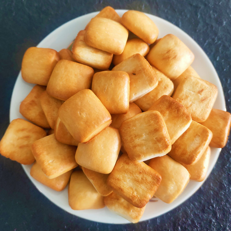 烤饃饃代餐零食烤饃丁非油炸烤饃片純鹼小饅頭胃山西小吃原味烤饃條