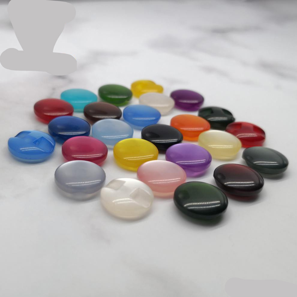 有机玻璃扣衣服彩色珠光暗眼扣防有机玻璃衬衫扣子圆形高脚纽扣宝宝