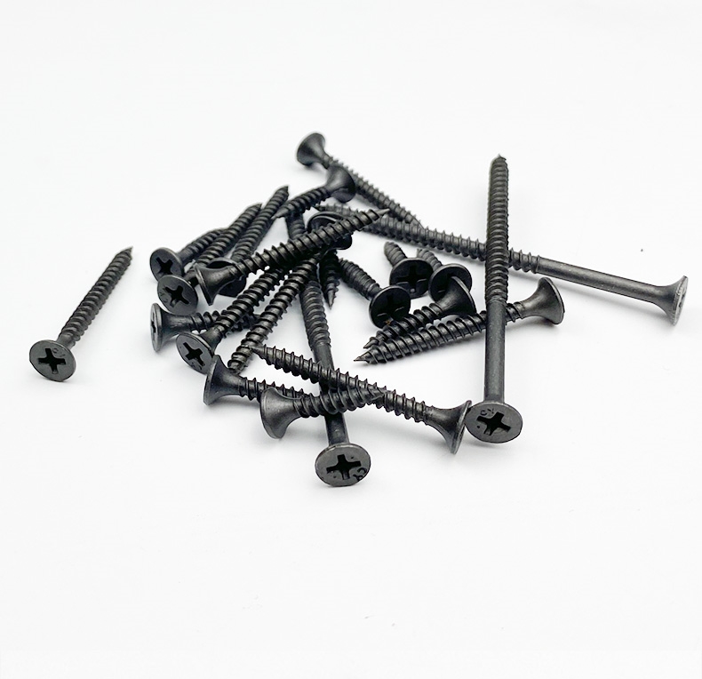 高强度自攻螺丝钉平头十字黑色沉头木工干壁钉m3.5快丝石膏板钉子 m3.