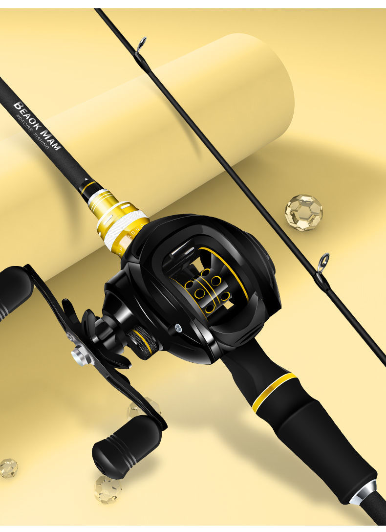 路亚竿套装枪柄水滴轮鱼竿直柄纺车轮海竿抛竿远投打黑鱼竿马口杆i