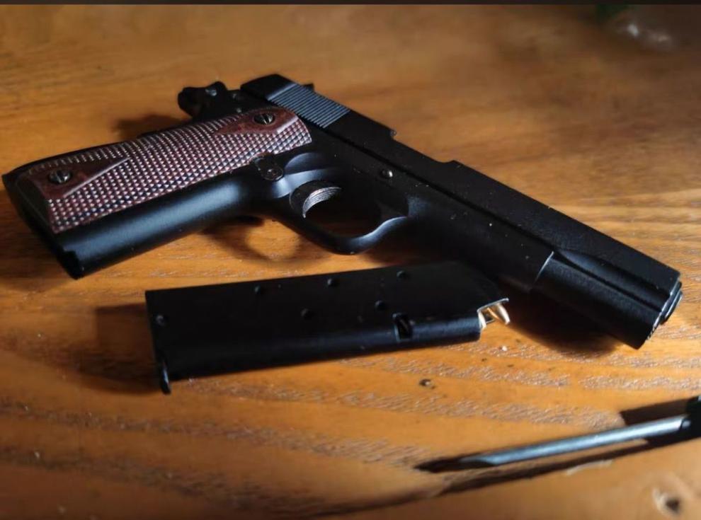 5可拆解不可发射军事模型ak47突击枪拼装军迷收藏吃鸡 巴雷特黑(35