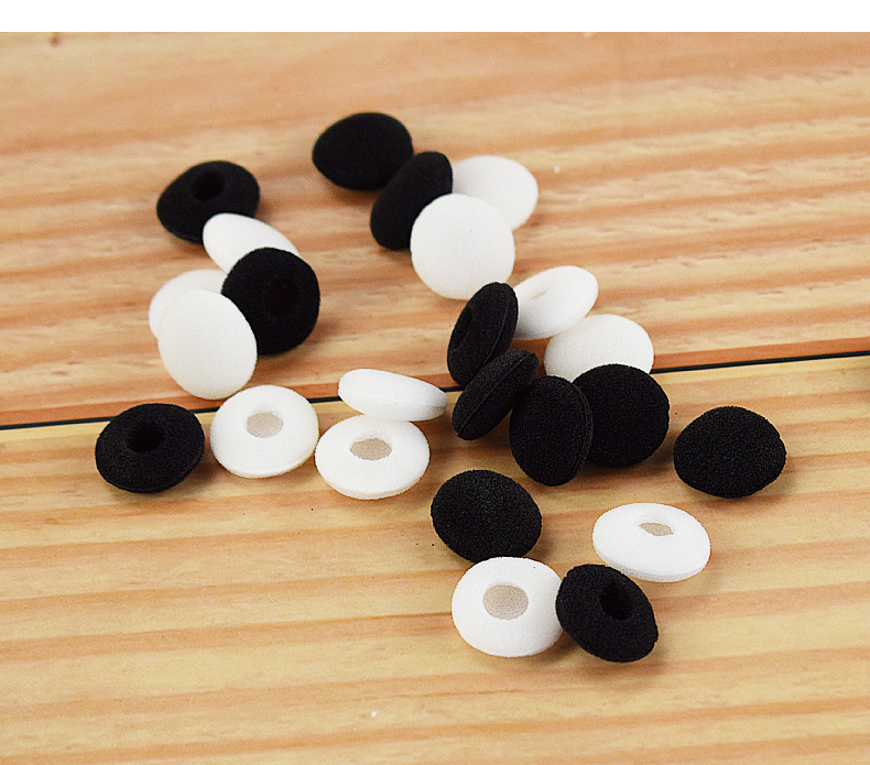 平头塞海绵保护套苹果airpodsiphone耳机套华为荣耀森海塞尔mx375黑色