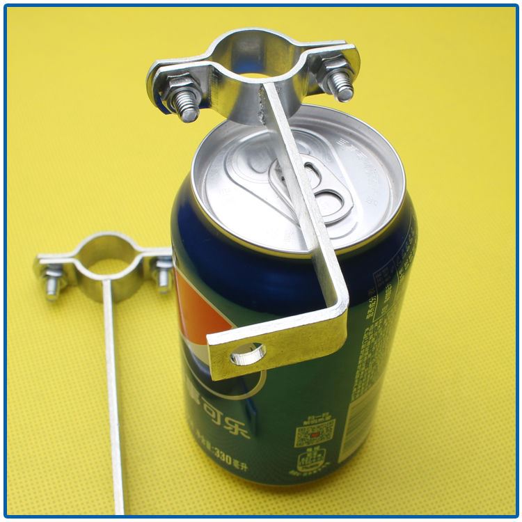 圆管卡扣加厚粗鱼尾抱卡子水管天然气燃气管卡管夹管箍镀锌 l型镀锌