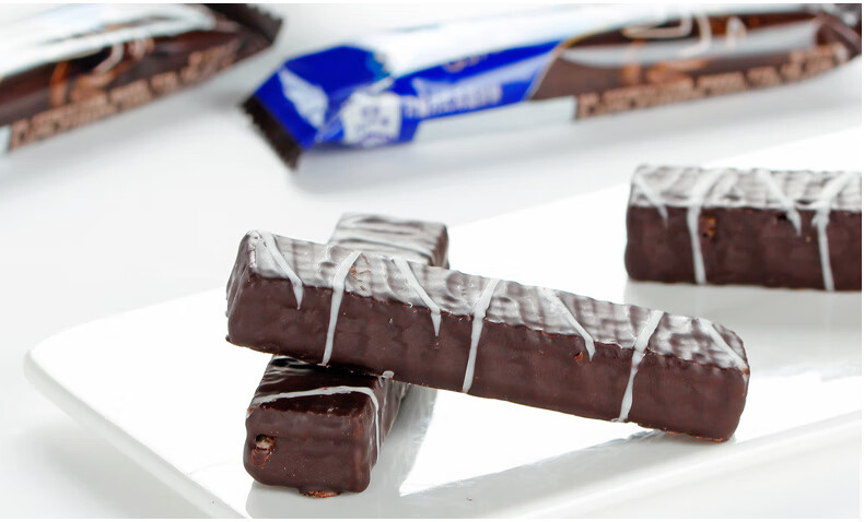 奥利奥巧克力棒批发1000g约72条威化饼干零食奶白多口ksfala摩卡咖啡