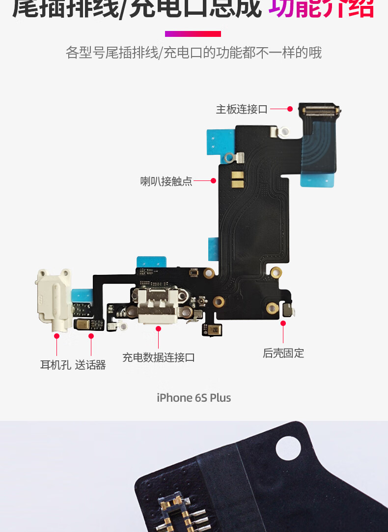 手机尾插正负极图解图片