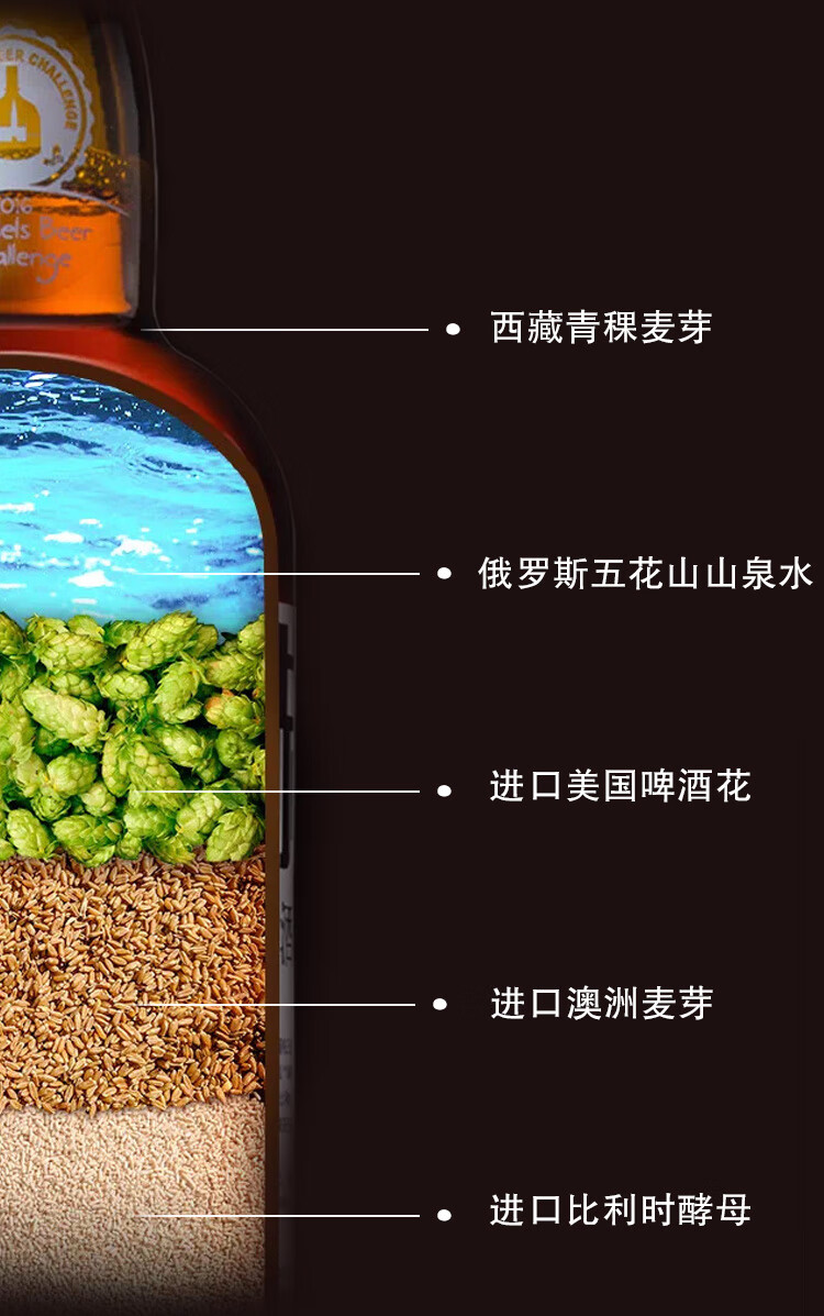 布鲁塞尔金奖 高端啤酒辛巴赫啤酒314小麦oak橡木桶精酿啤酒 辛巴赫