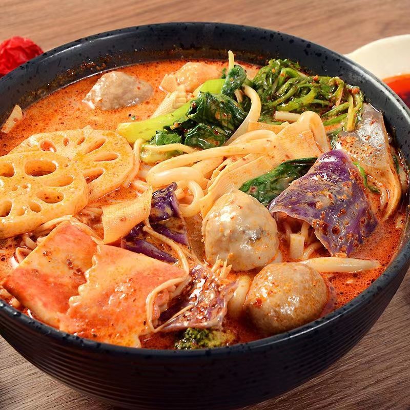 正宗食大能东北麻辣烫350克袋麻辣烫速食浓汤底料麻辣烫速食小吃玉米