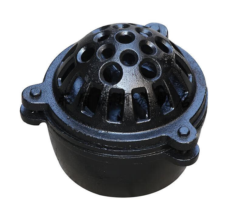 h12x-2.5铸铁丝扣底阀/单向阀/水泵止回阀 dn25带套水管短丝(外径32mm