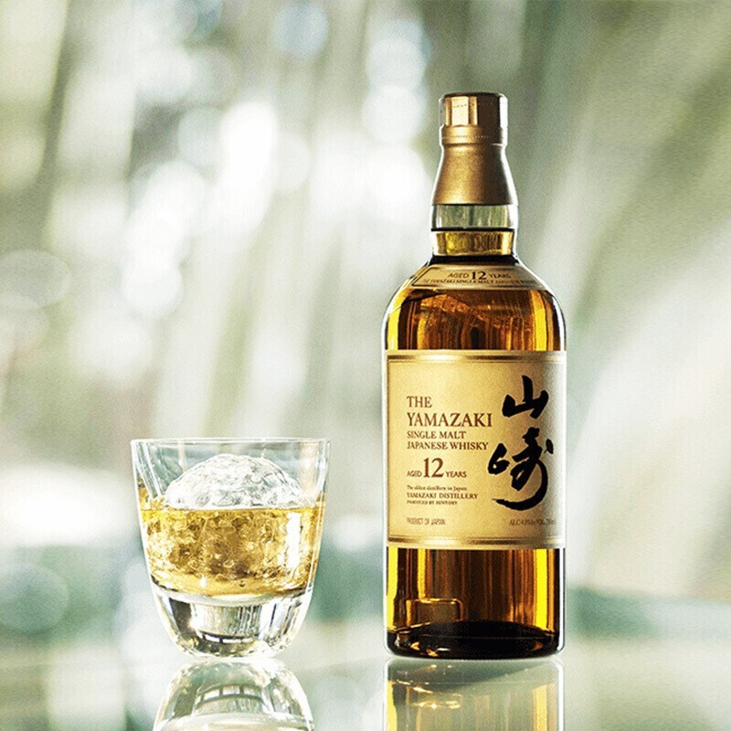 山崎yamazaki1923 单一麦芽威士忌 700ml 洋酒 三得利无盒 山崎12年有