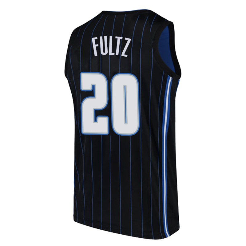 滕讯体育nba全明星新款魔术队富尔茨20号球衣城市星空客场蓝主场白