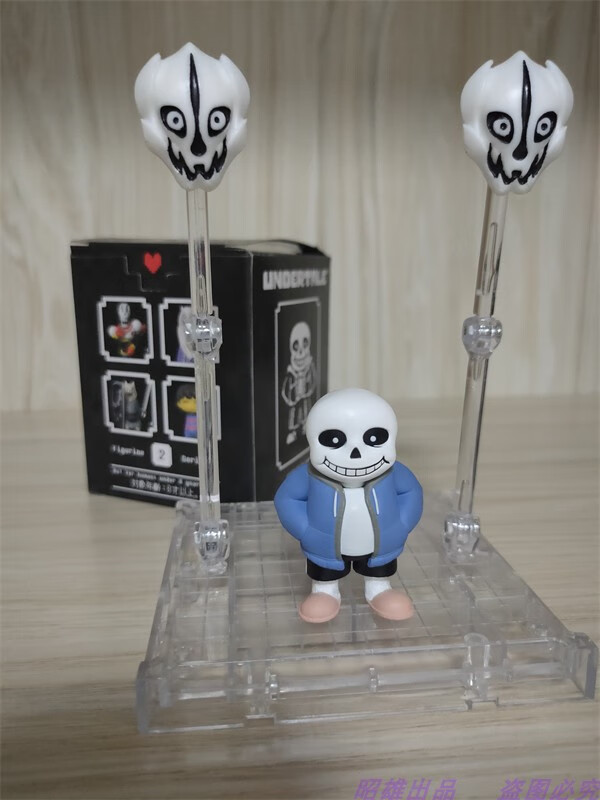 传说之下手办 传说之下sans龙骨跑undertale同人inksans周边实心收藏