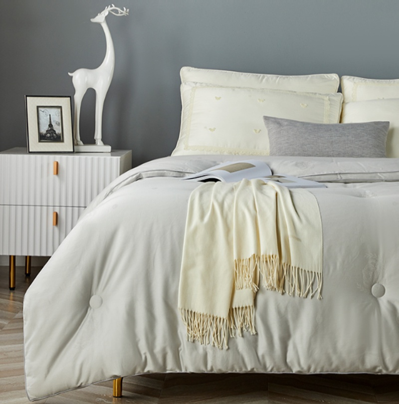 美庭大豆被美庭家纺大豆提花冬被被芯柔软舒适纯棉春秋被透气纯棉儿童