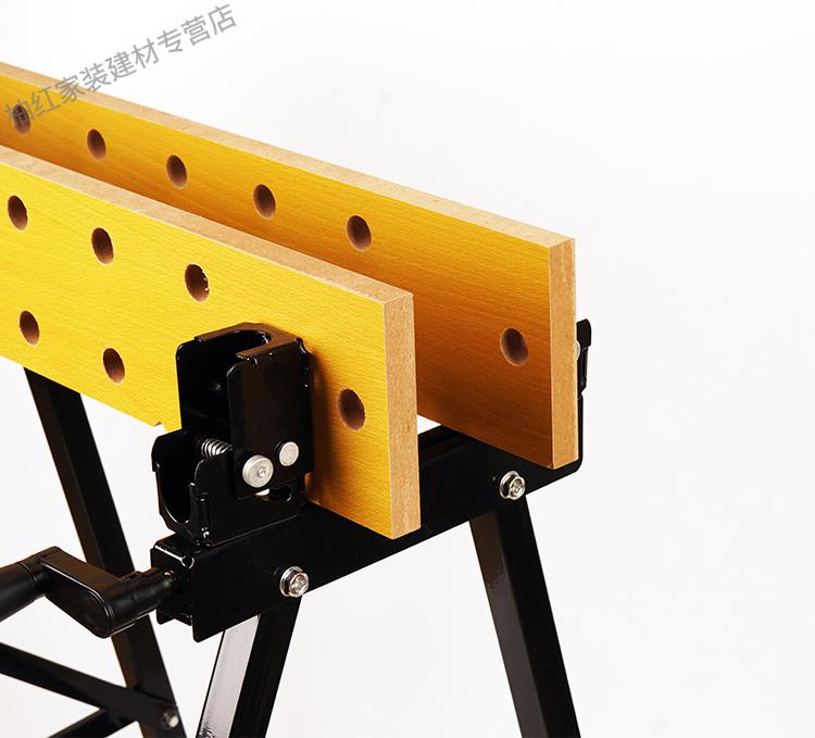 多功能折叠倒装木工工作台木工桌子台锯便携式木工锯台装修工具普通