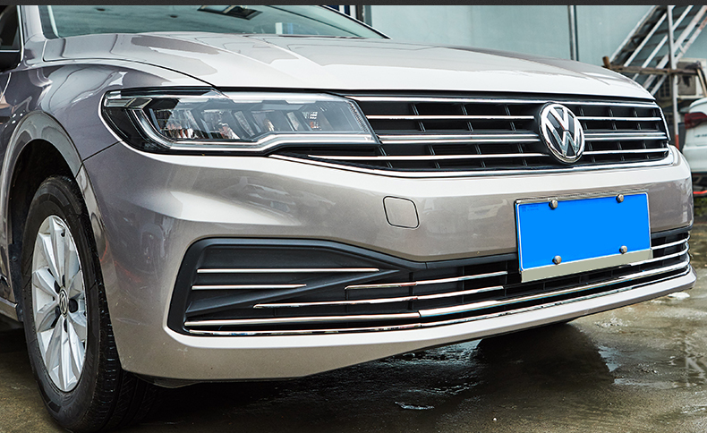 1618款大众新宝来中网前脸亮条改装专用配件装饰用品1921宝来款装饰条