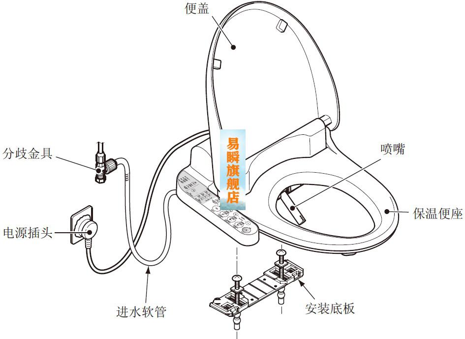 原装卫洗丽马桶便盖tcf6631cs6431tcf6601cs马桶盖上盖tcf355tcs