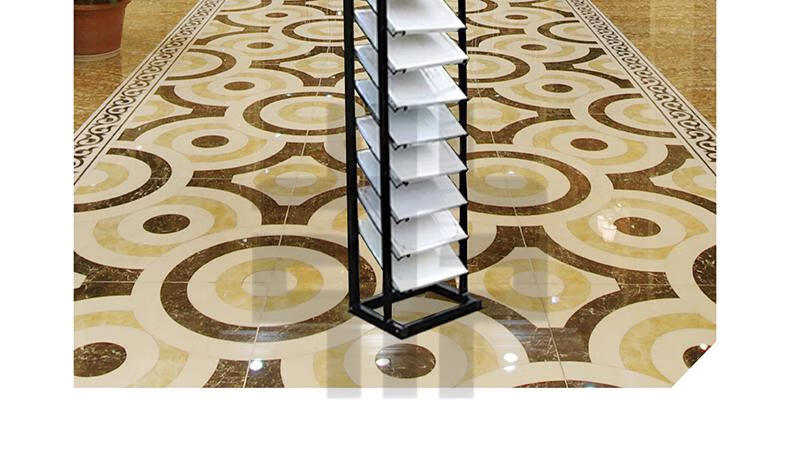 墨绩 展示架立式样品展示架300 600橱柜门色板展架铝扣板石材架子