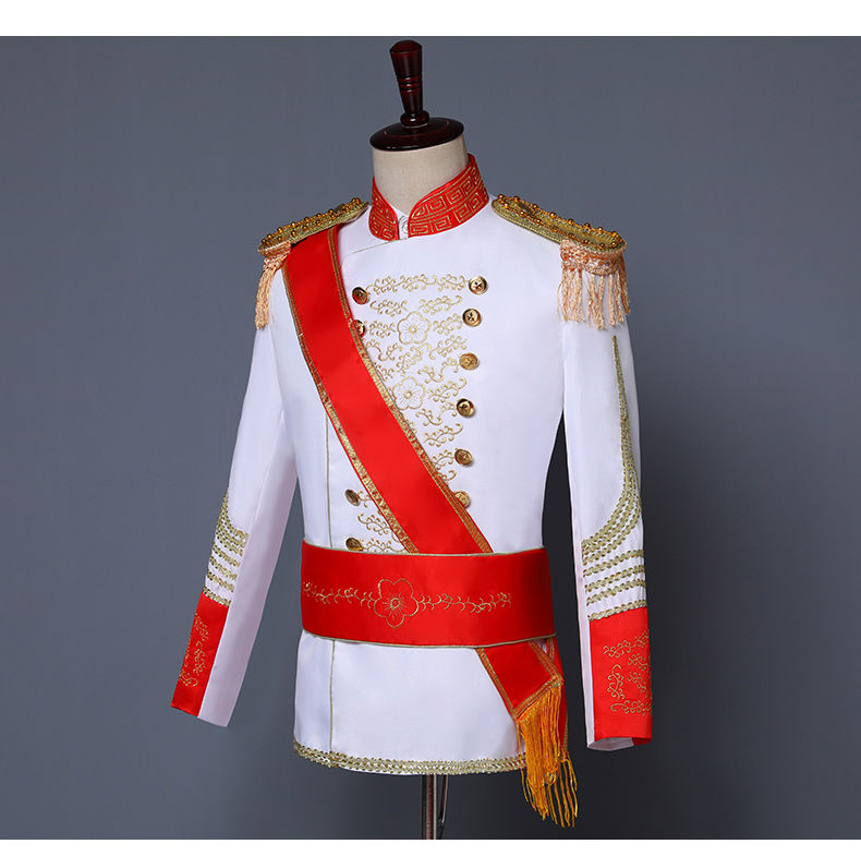 军阀装大帅服男年会演出服话剧小品相声影楼艺考剧本杀古装礼服黑色