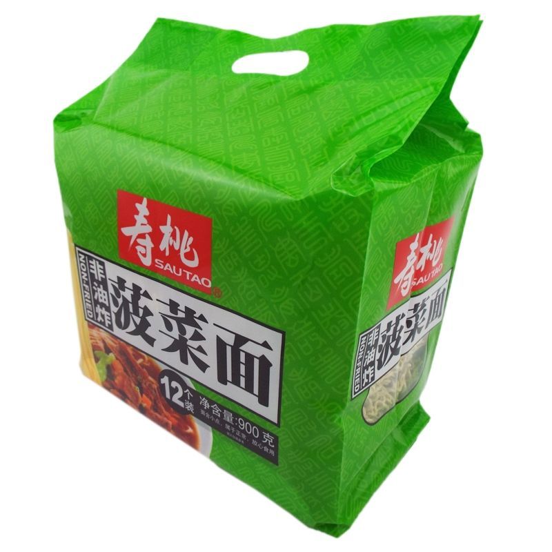 寿桃牌荞麦面长寿面煮食面炒面早餐面方便面900g荞麦面