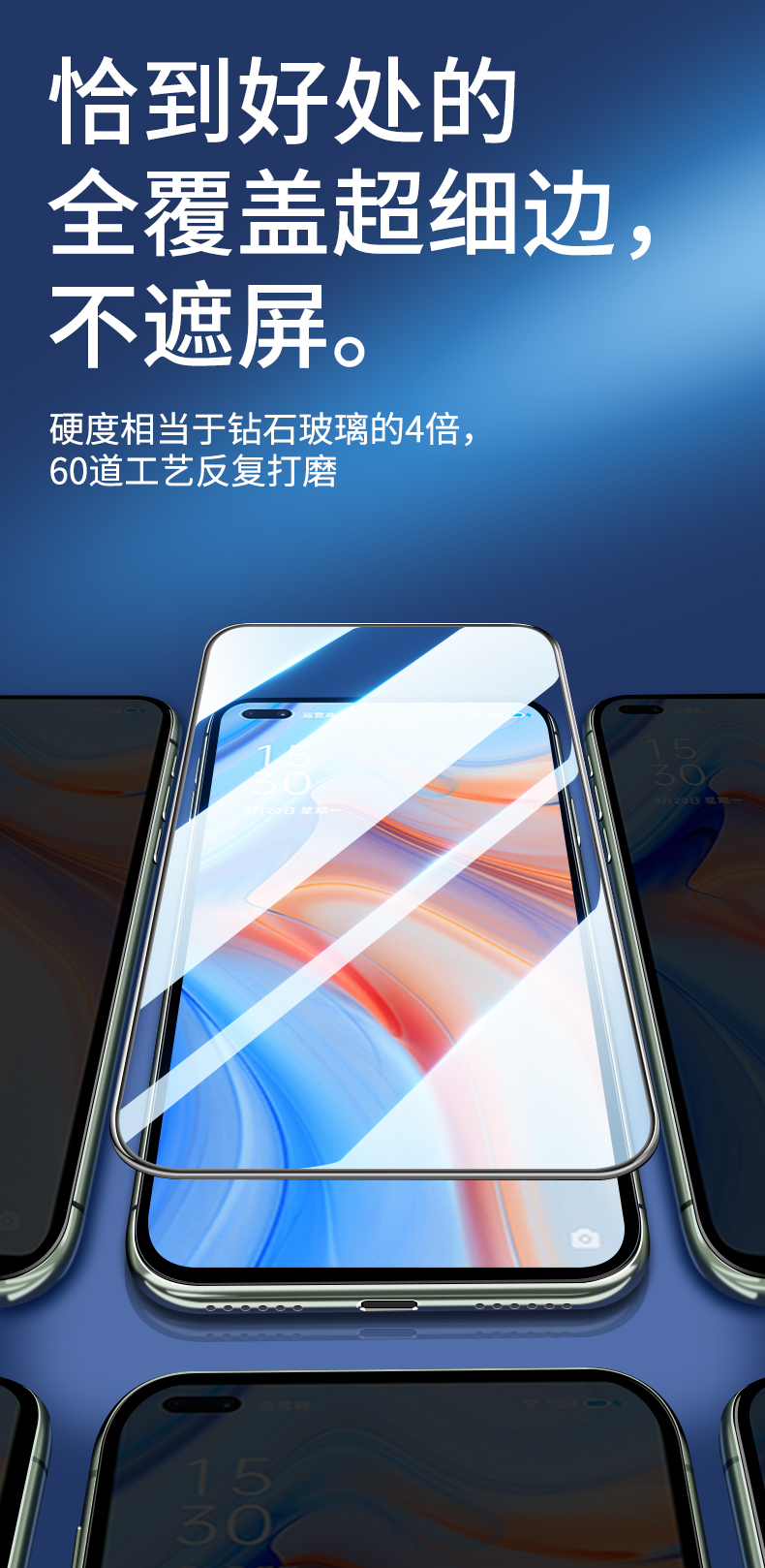 梓昂opporeno4钢化膜reno3手机reno2全屏reon4se5g保护opporenoac