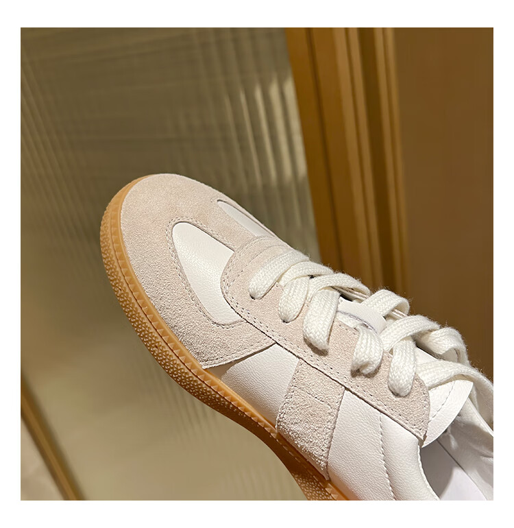 rockfish德训鞋 现货[大叔家]奶油芝士~德训鞋女新款休闲运动鞋小白鞋