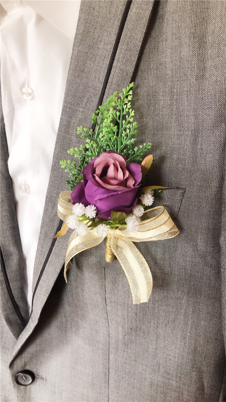 仟佰盾(chiefdon) 高端商务男士胸花 嘉宾襟花 会议年会活动开幕开业